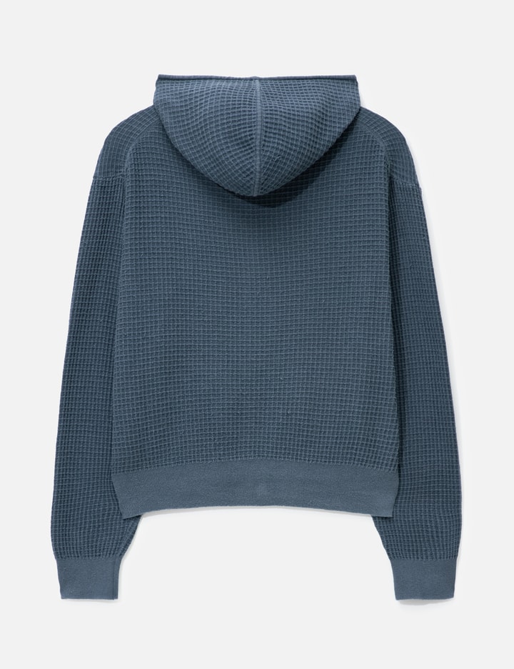 Waffle Cotton Color Dyed Hoodie Zip-Up Placeholder Image