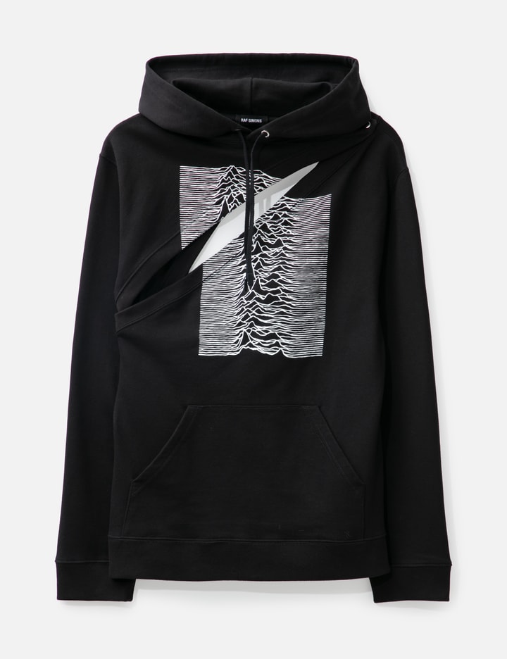 Raf Simon X Joy Division 'unknown Pleasures' Black Convertible Two-piece Hoodies Placeholder Image