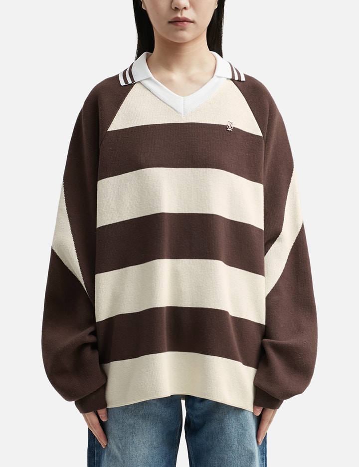 KNIT RUGBY TOP Placeholder Image