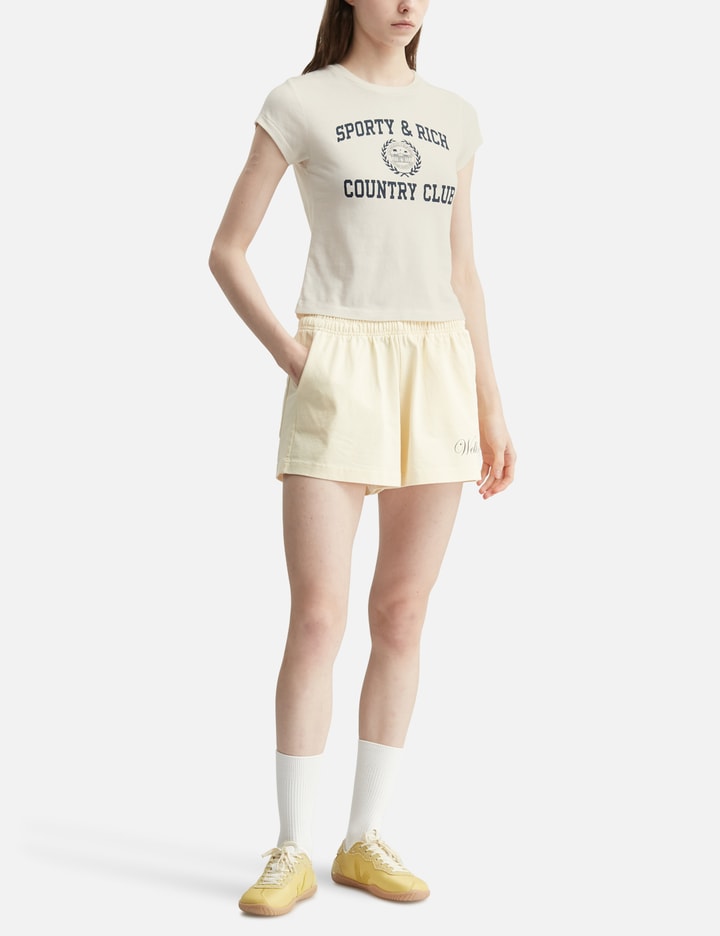 Sporty & Rich Varsity Crest Essential Tee