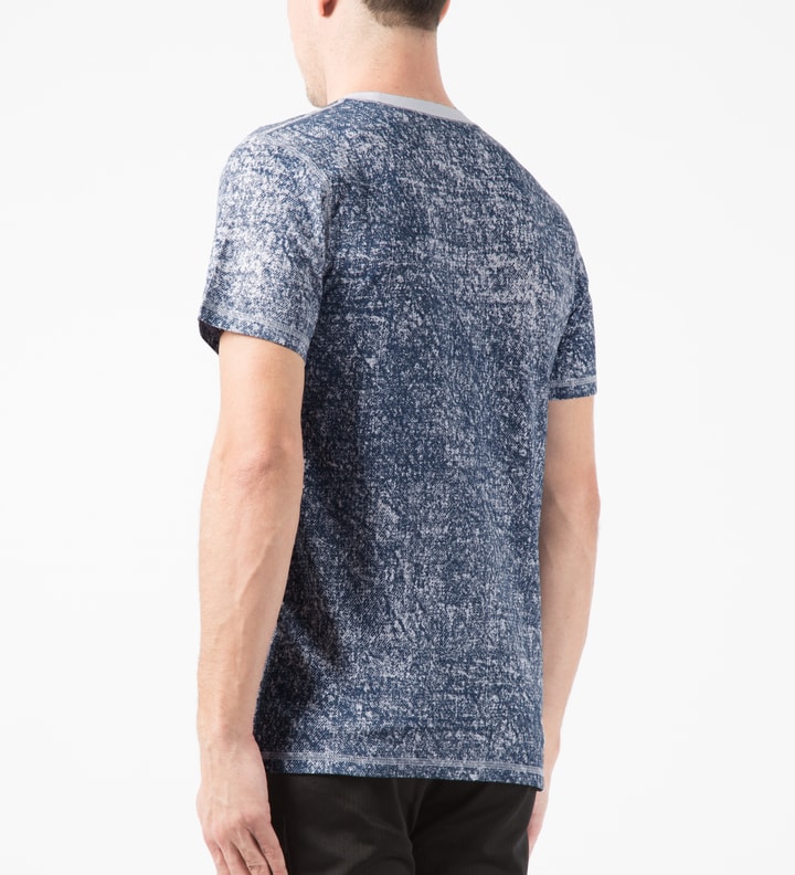 Blue Denim Effect Print T-Shirt Placeholder Image