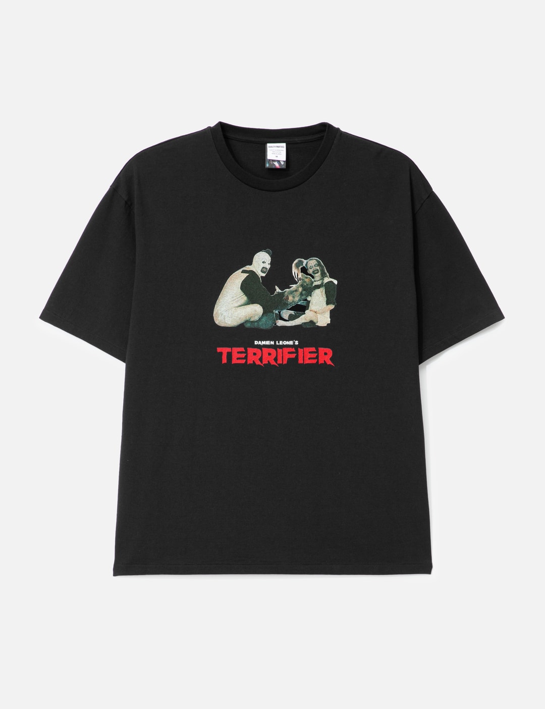 Terrifier / Washed Heavy Weight Crew Neck T-Shirt ( Type-3 )