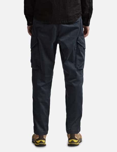 C.P. Company - STRETCH SATEEN LOOSE FIT CARGO PANTS  HBX - Globally  Curated Fashion and Lifestyle by Hypebeast