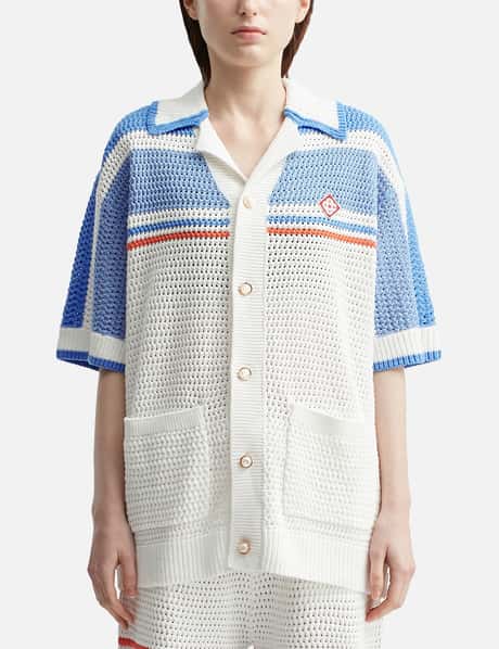 Casablanca Faux Crochet Shirt
