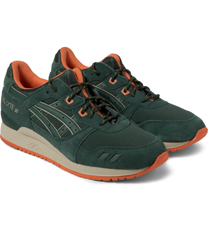 Dark Green Asics Gel Lyte III Sneakers Placeholder Image