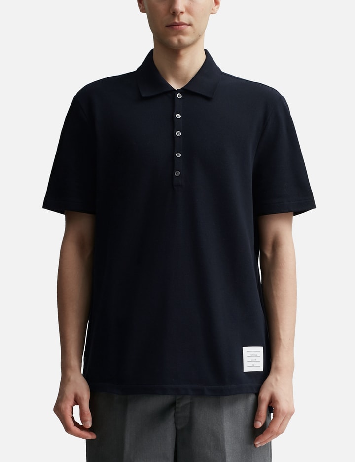 Center Back RWB-Stripe Polo Shirt Placeholder Image