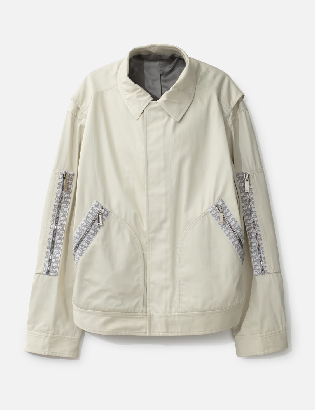 Oblique Jacquard Trim Jacket view 4