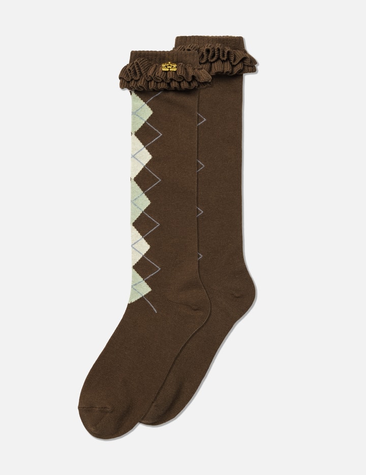 Ganni Argyle Socks