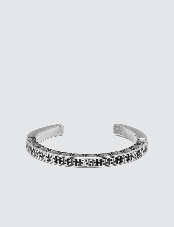Marrakech Textured Square Cuff Metal Bracelet Placeholder Image