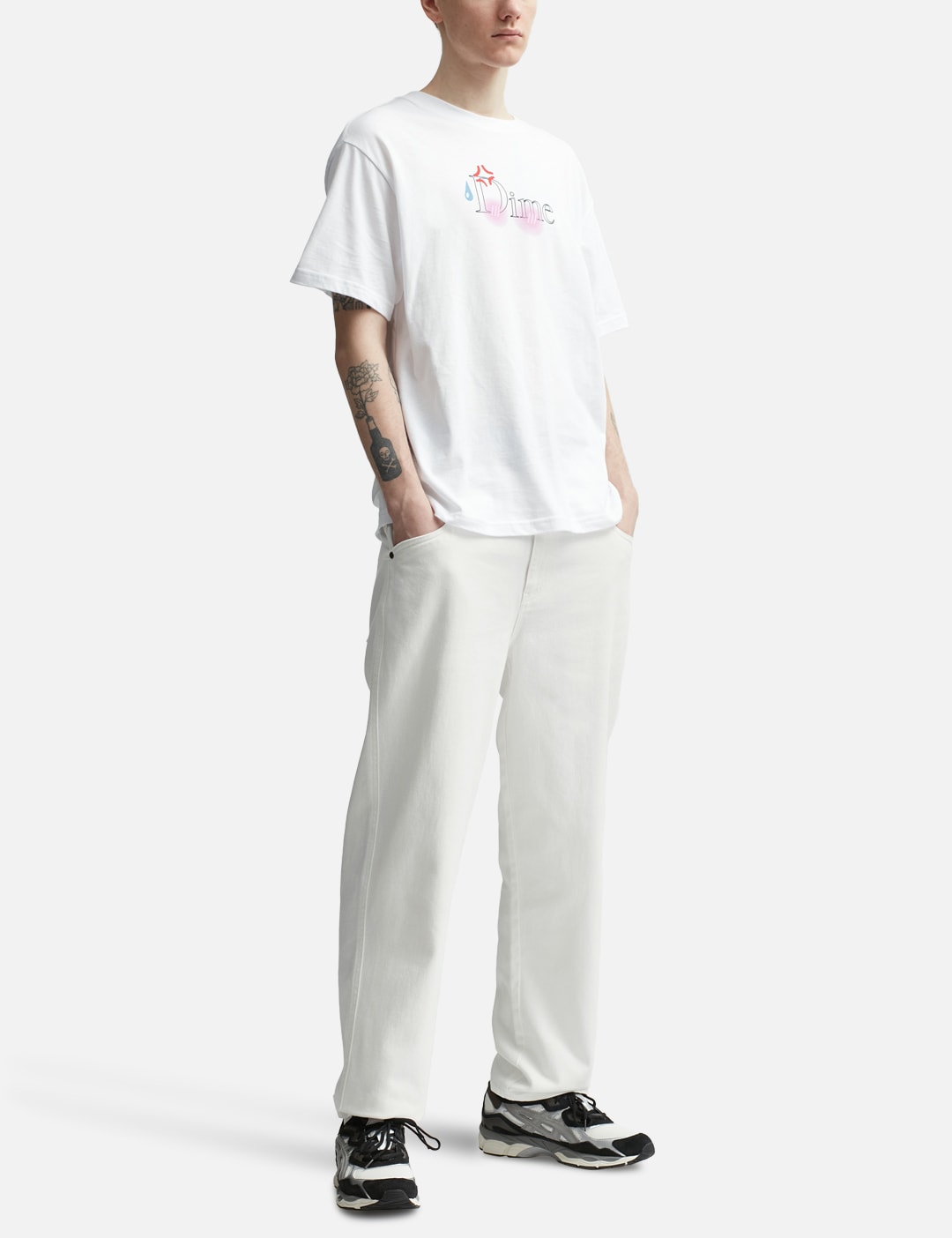 RELAXED DENIM PANTS view 20