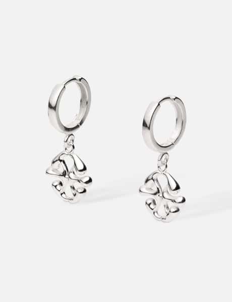 Logo Hoop Earrings view 4