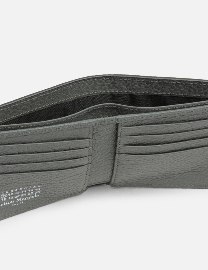 Maison Margiela Four Stitches Card Holder In Gray