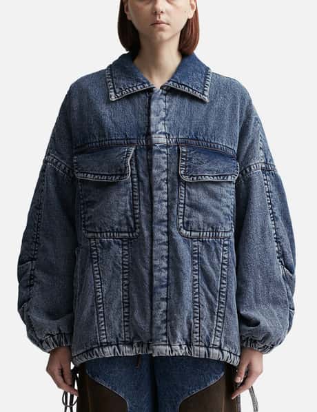 DHRUV KAPOOR PADDED DENIM JACKET