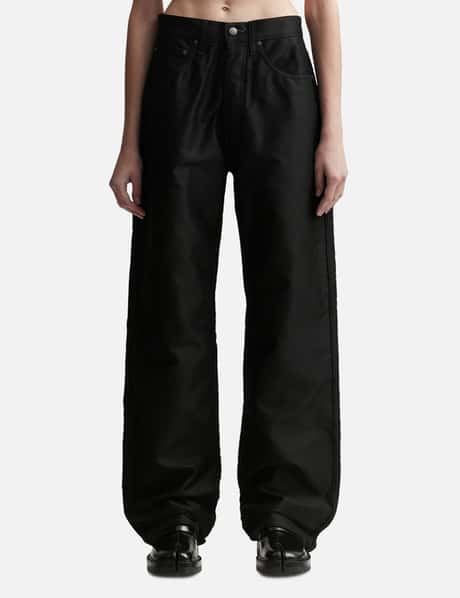 Maison Margiela Satin Cotton Trousers