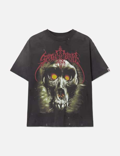 Saint Michael SAINT Mxxxxxx x A Bathing Ape Saint Bape Short Sleeve T-shirt