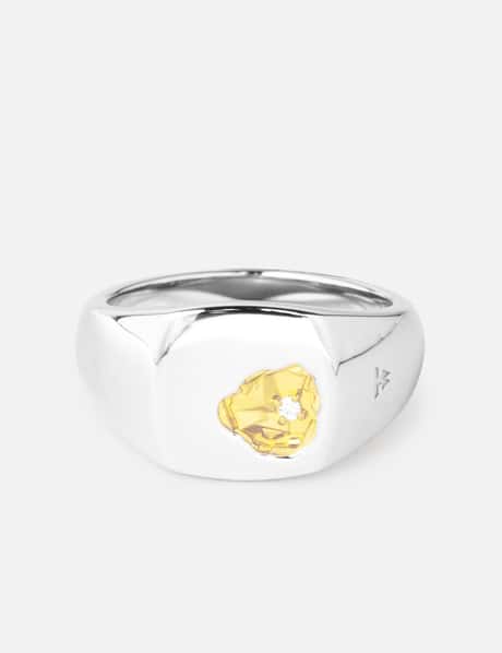 Mined Ring Small Diamond view 4