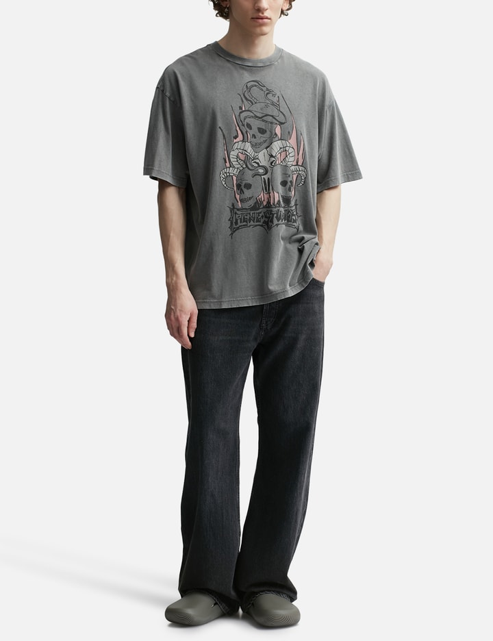 Shop Acne Studios Print T-shirt - Relaxed Fit In Black