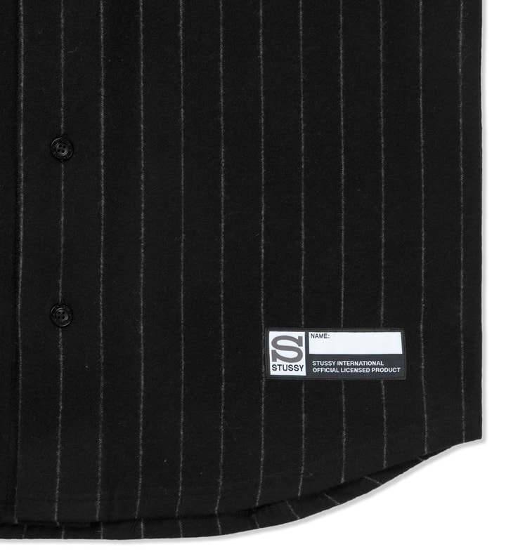 Black Stripe Baseball S/S Shirt Placeholder Image