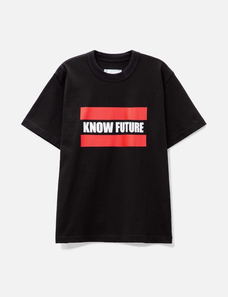 即日発送 sacai KNOW FUTURE Tshirt 3 白 関税込みsacai ブラック Know Future Tシャツ (sacai⁄Tシャツ