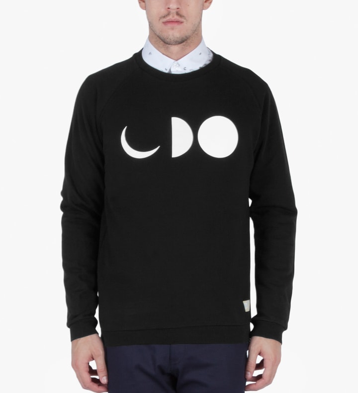Black/White Grill Half-Moon Sweatshirt Placeholder Image