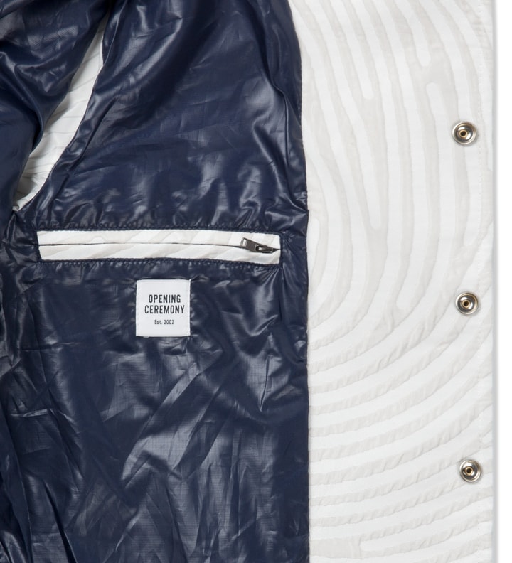 Light Grey Multi Dimensional Fingerprint Classic OC Varsity Jacket Placeholder Image