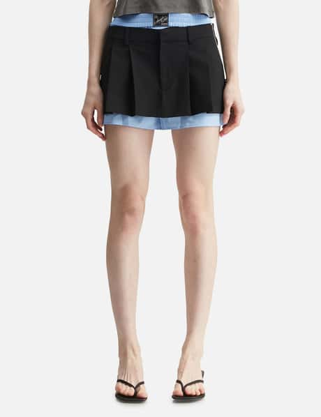 Pre-Styled Pleated Skort With Zipper Details view 10