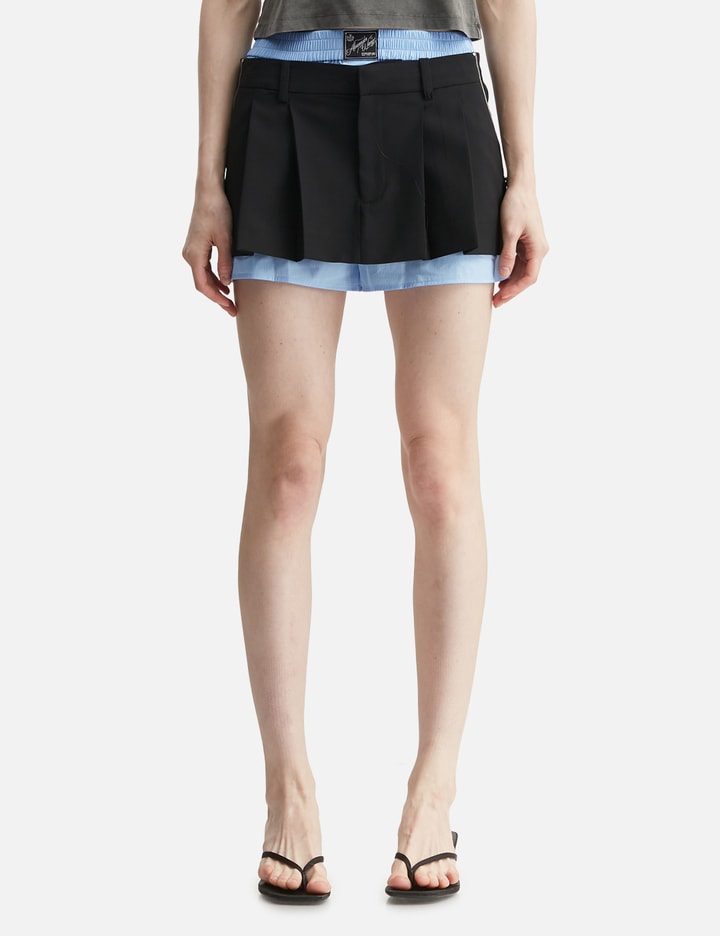 Alexander Wang Pre-Styled Pleated Skort With Zipper Details