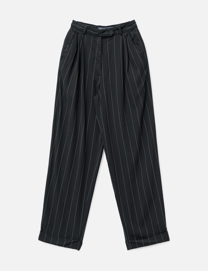 Burberry Vintage Pinstripe Wool Pants