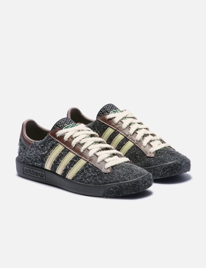 Adidas Originals Brain Dead Forest Hills Leather-trimmed Textured-suede Sneakers