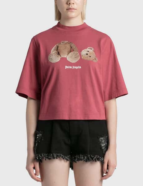 Palm Angels Bear Cropped T-shirt