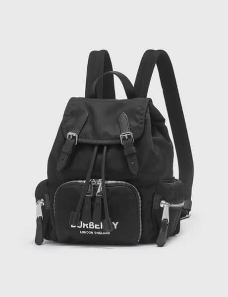 Burberry The Small Rucksack in Logo Print ECONYL® HBX
