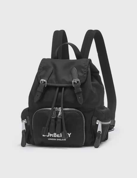 Burberry The Small Rucksack in Logo Print ECONYL® HBX