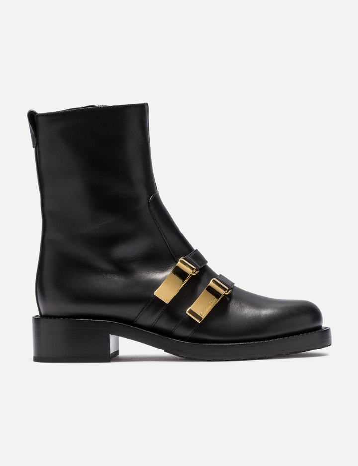 Dior Leather Boot In Black