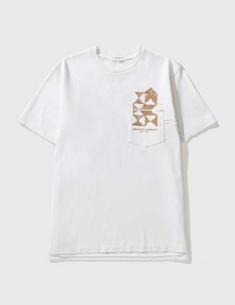 Engineered Garments Printed Cross Crew Neck T-shirt