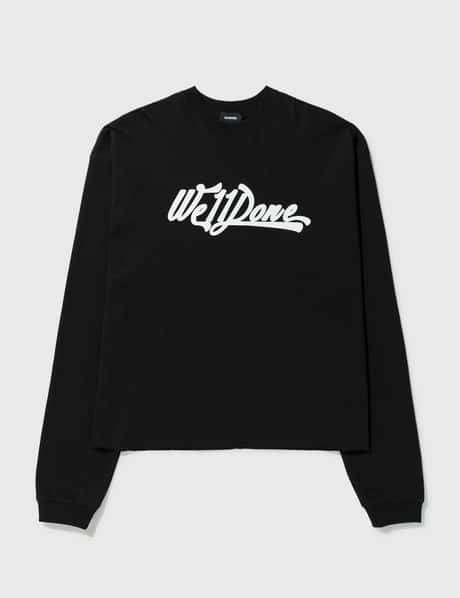 We11done New Logo Cut-Out Long Sleeve T-shirt