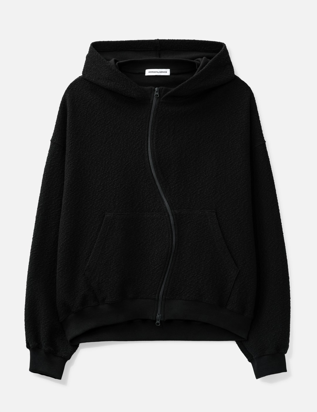Curved Zip-Up Round Hem Hoodie view 7