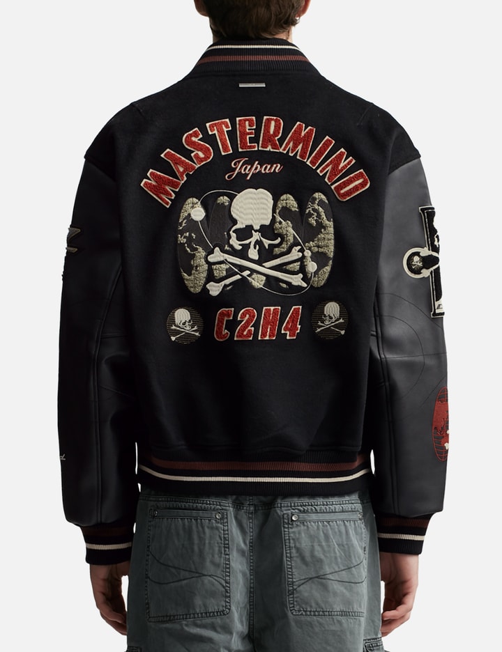 C2H4 x Mastermind Japan Curvilinear Varsity Jacket Placeholder Image