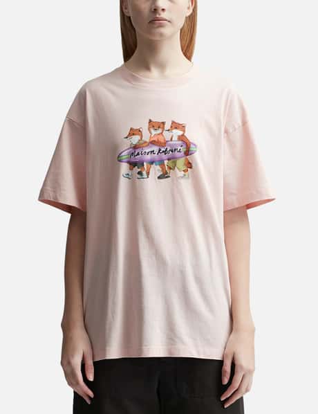 Maison Kitsuné Surfing Foxes Relaxed Tee-shirt
