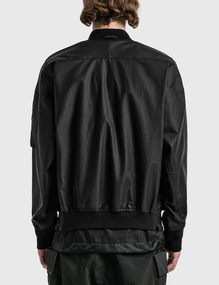 THE SYNTHETIC LEATHER BOMBER JACKET Placeholder Image
