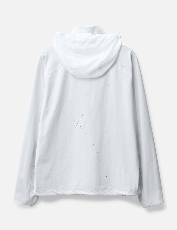 Hypegolf X Post Archive Faction (paf) Perforated Windbreaker In White