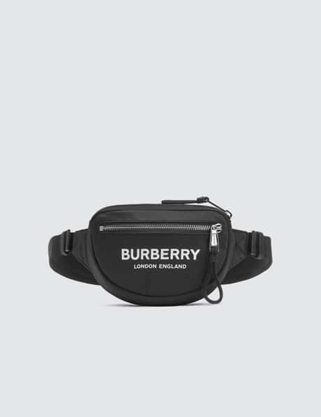 Burberry Logo Printed Nylon Belt Bag HBX