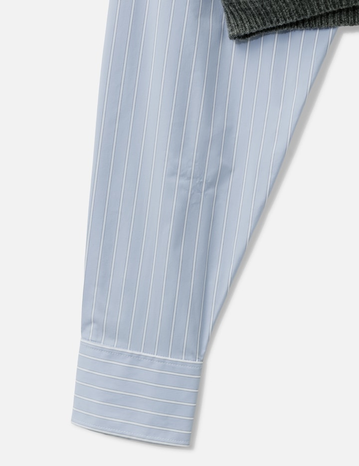 T By Alexander Wang Cropped Bi-Layer Shirt