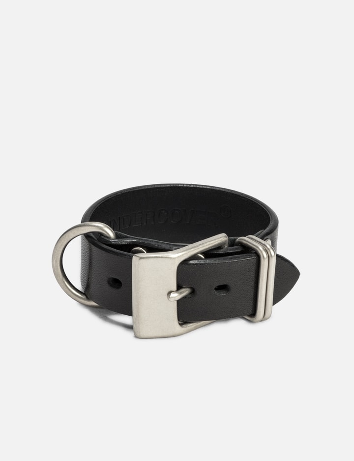 Undercover Up1d4a01 Leather Cuff In Black