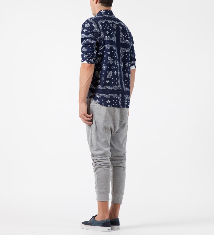 Navy Bandana Flannel Shirt Placeholder Image