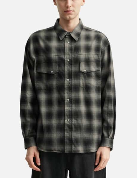 Loose Check Western Shirt view 11