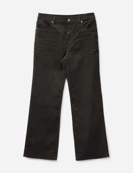 COOR Embroidered Corduroy Flare Pants