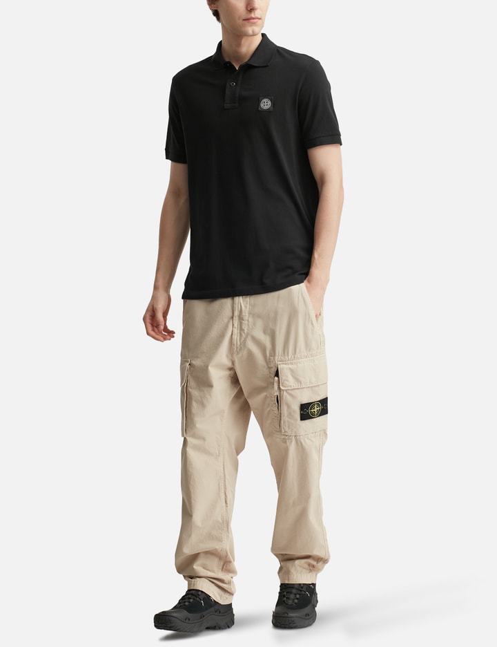 Stone Island Cotton-Blend Piqué Polo Shirt