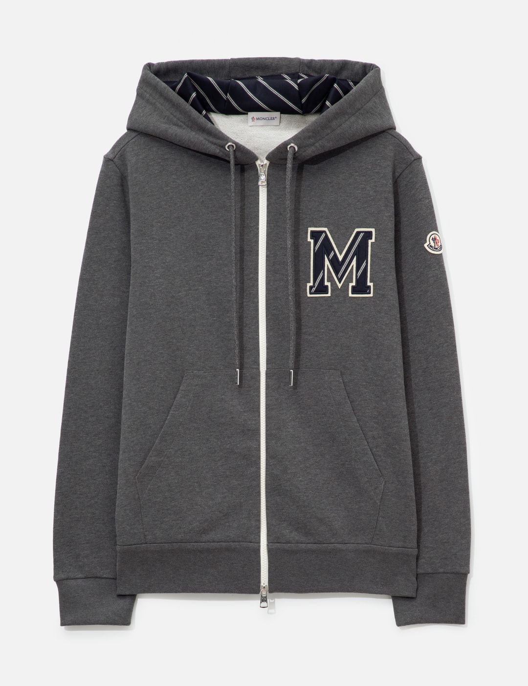 Monogram Cotton Zip-Up Hoodie view 7
