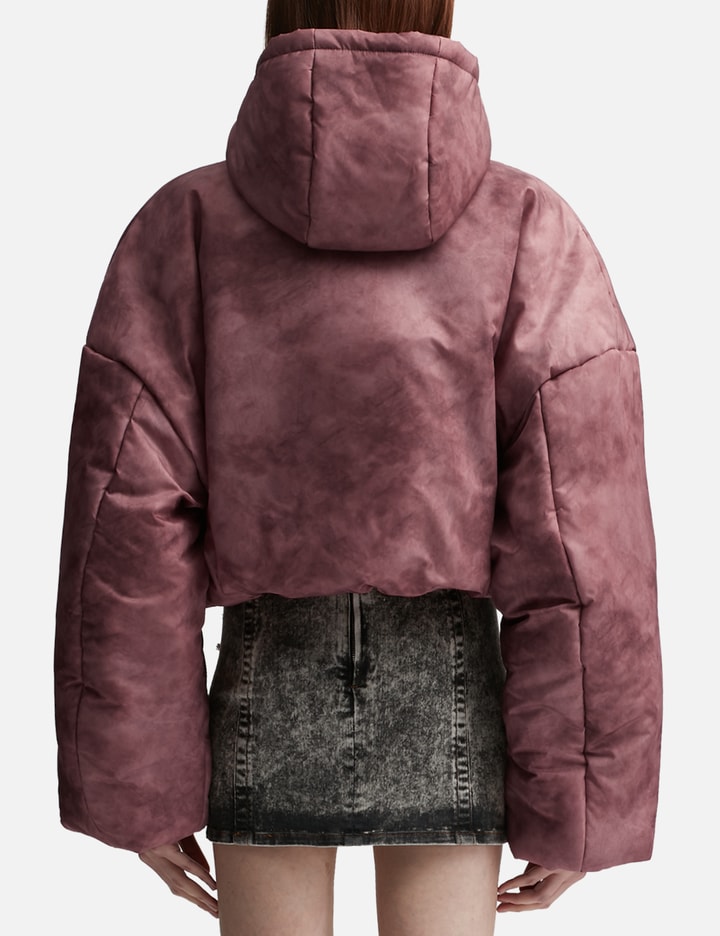 더블 카라 크롭 푸퍼 재킷 Placeholder Image