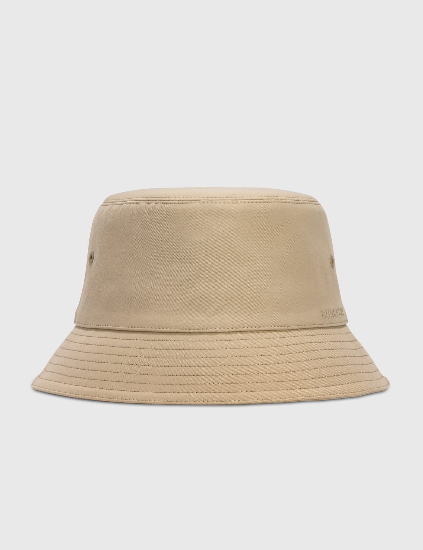 버버리 Burberry Embroidered Logo Cotton Bucket Hat